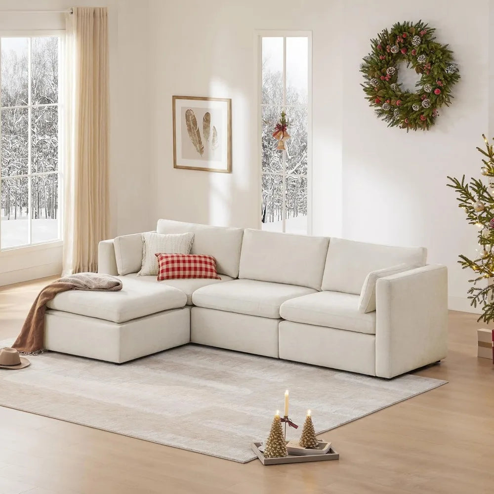 DAFIFY Exquisitely Luxurious Premium Modular L Shaped SectionalSofa FSCCertified TimelessLivingSpace