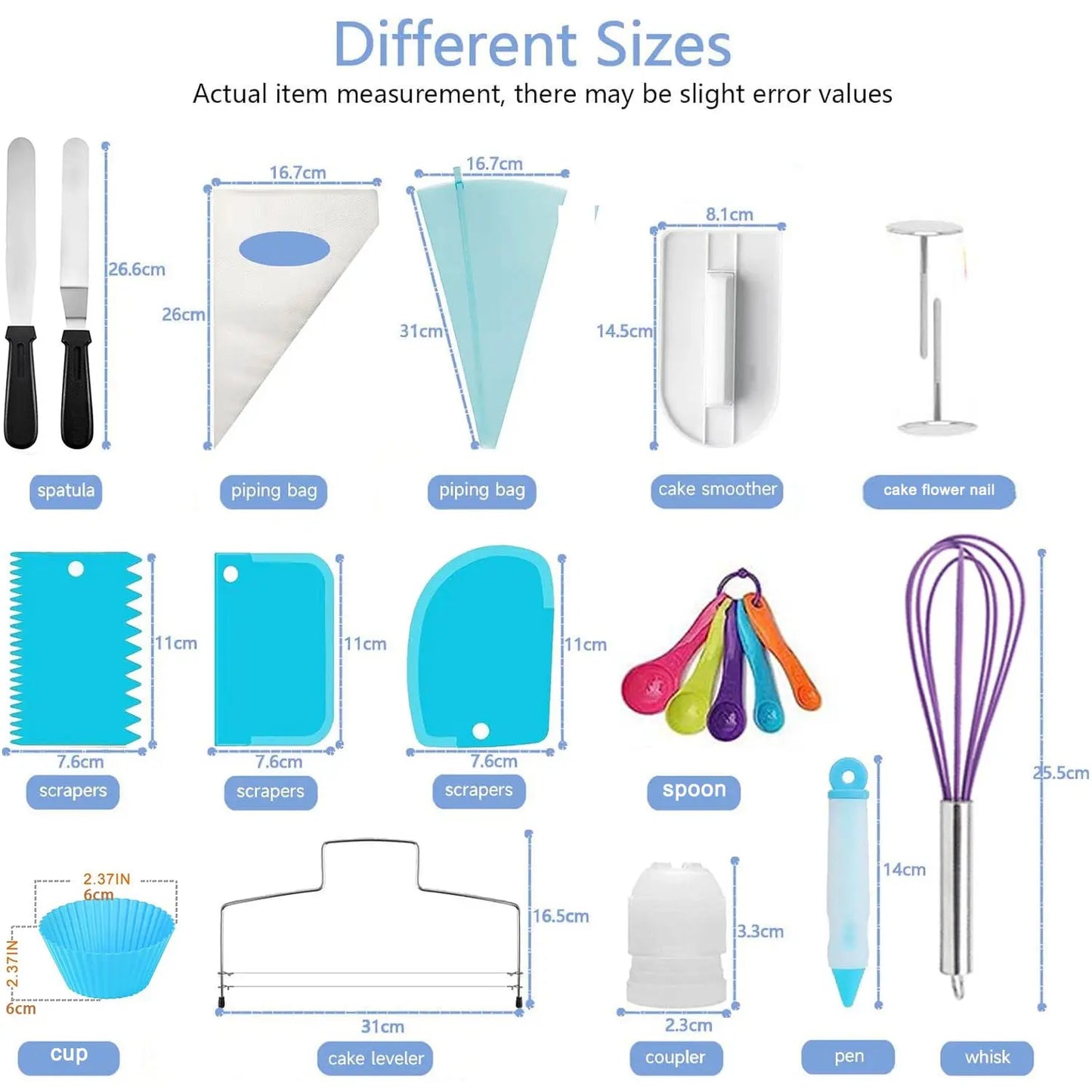 Feature Cake Decoration Set Russian Pipe Tip Baking Kit