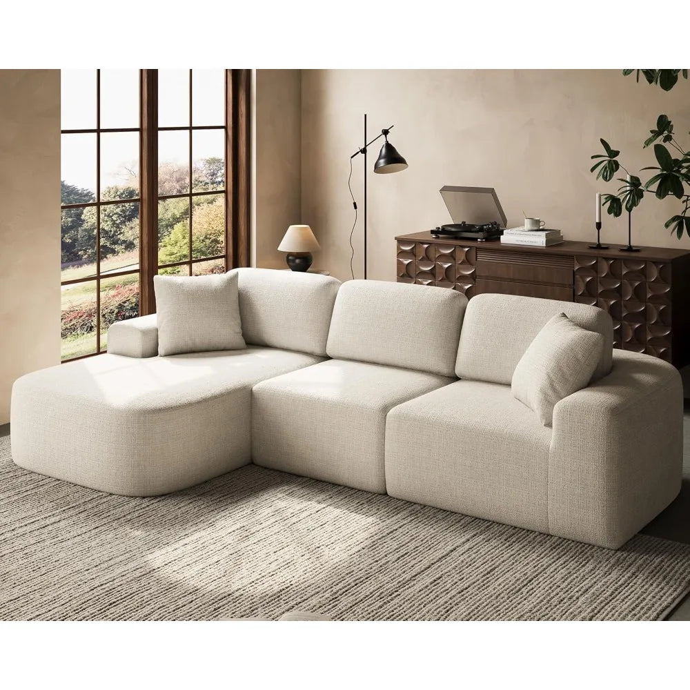 ZHUOTING Modular Sectional Sofa With Chaise Convertible L Shaped
