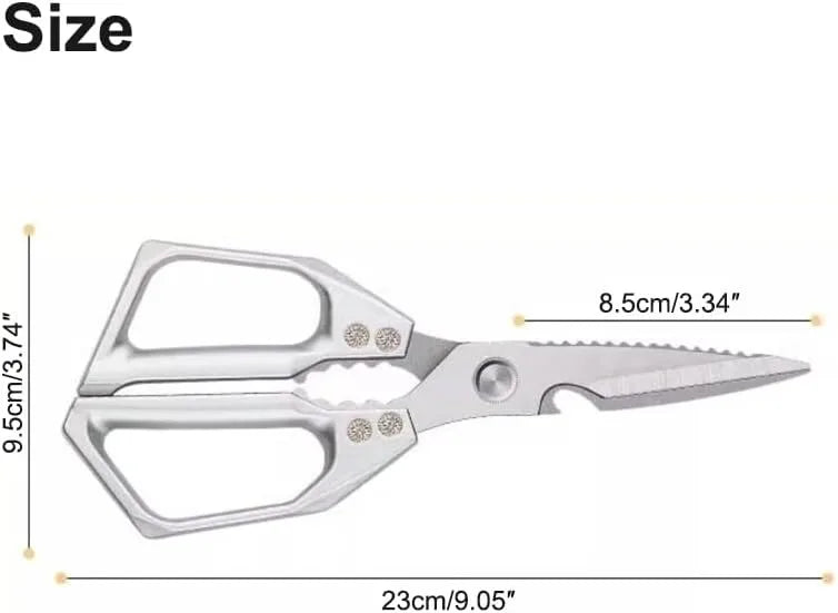 Kitchen Scissors Heavy Duty Stainless Steel Shears Non Slip Handle