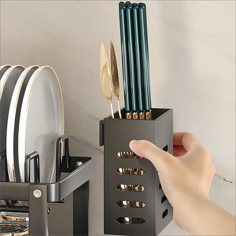 Atmdog Dish Drying Rack Over Sink Stainless Steel Organizer