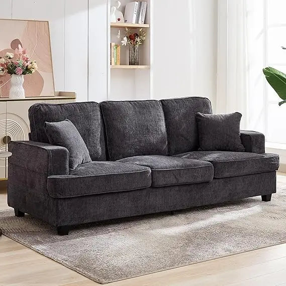 MKDK Cloud Sofa Modern Chenile 3 Seat Living Room Couch