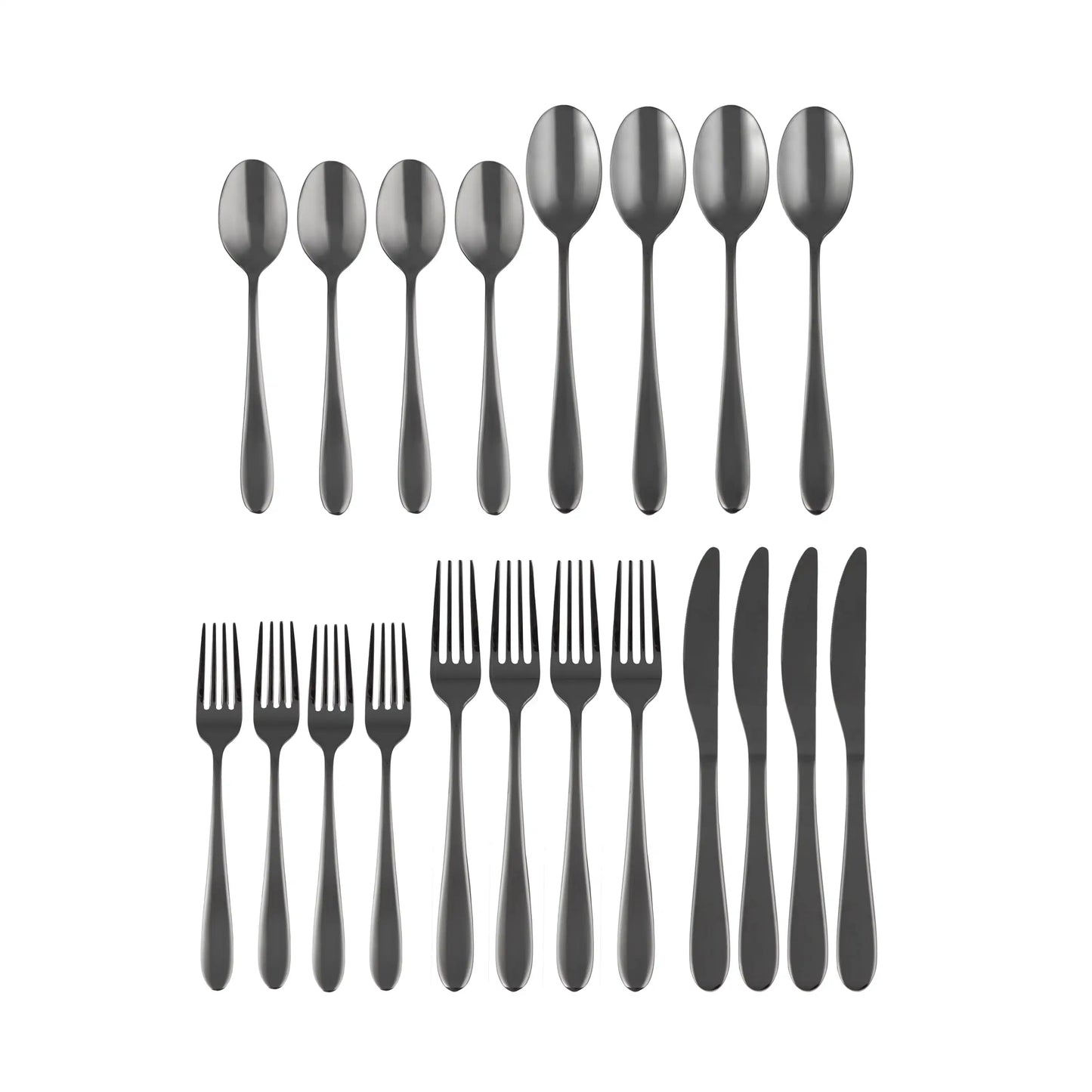 Hign-Concerned Satin 20 Piece Stainless Steel Cutlery Set 4