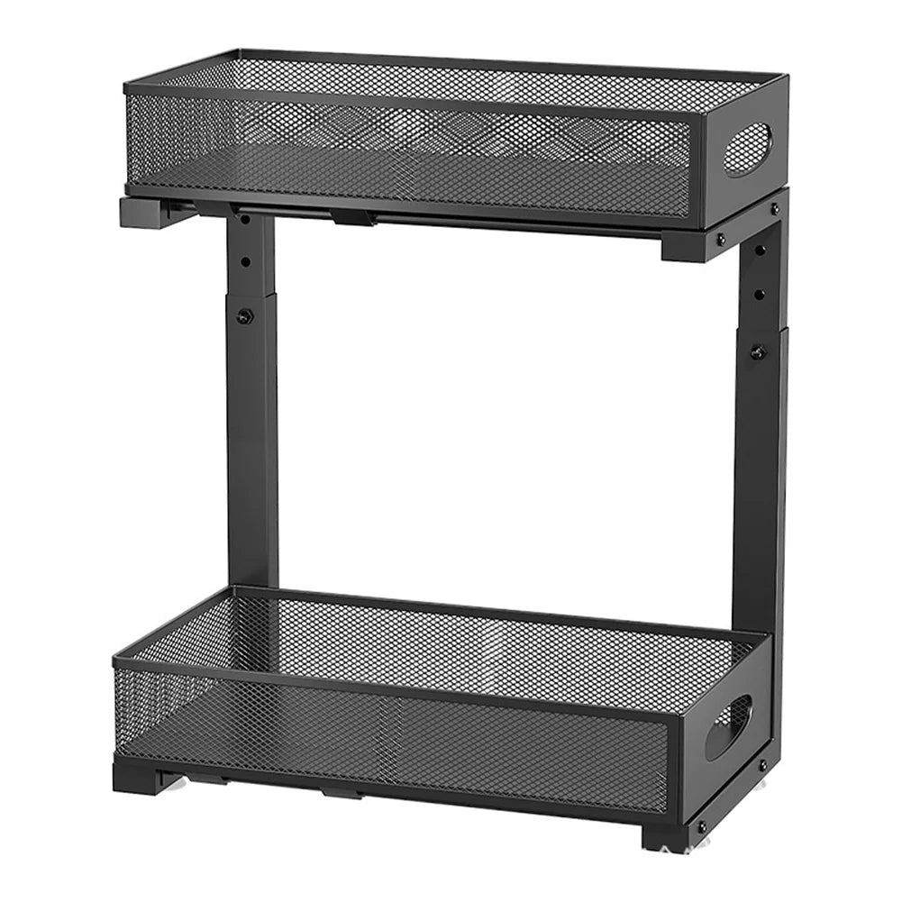 TWISTER.CK Under Sink Organizer 2 Tier Pull Out Shelf