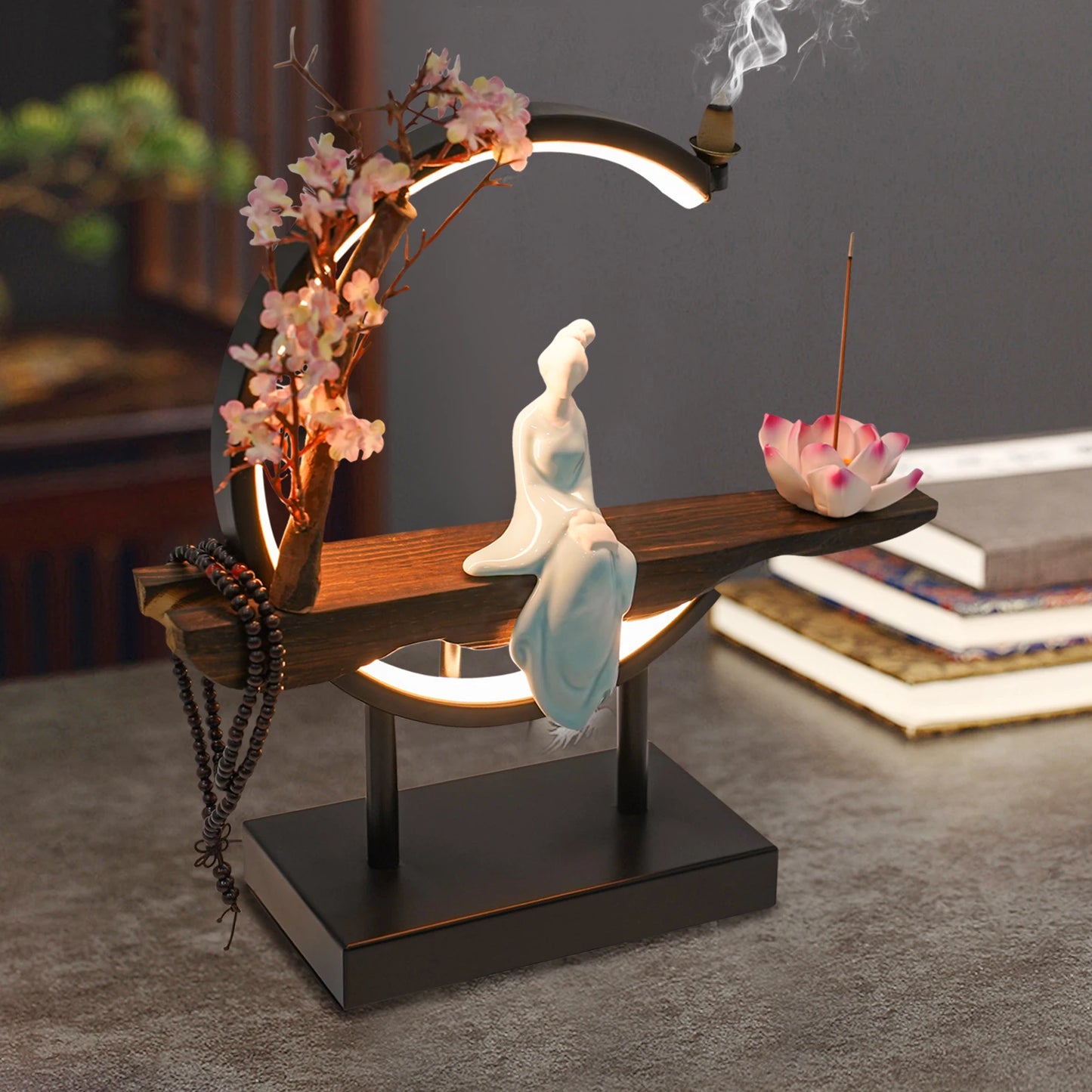 Bymaocar Zen Incense Burner Set For Living Rooms Decor