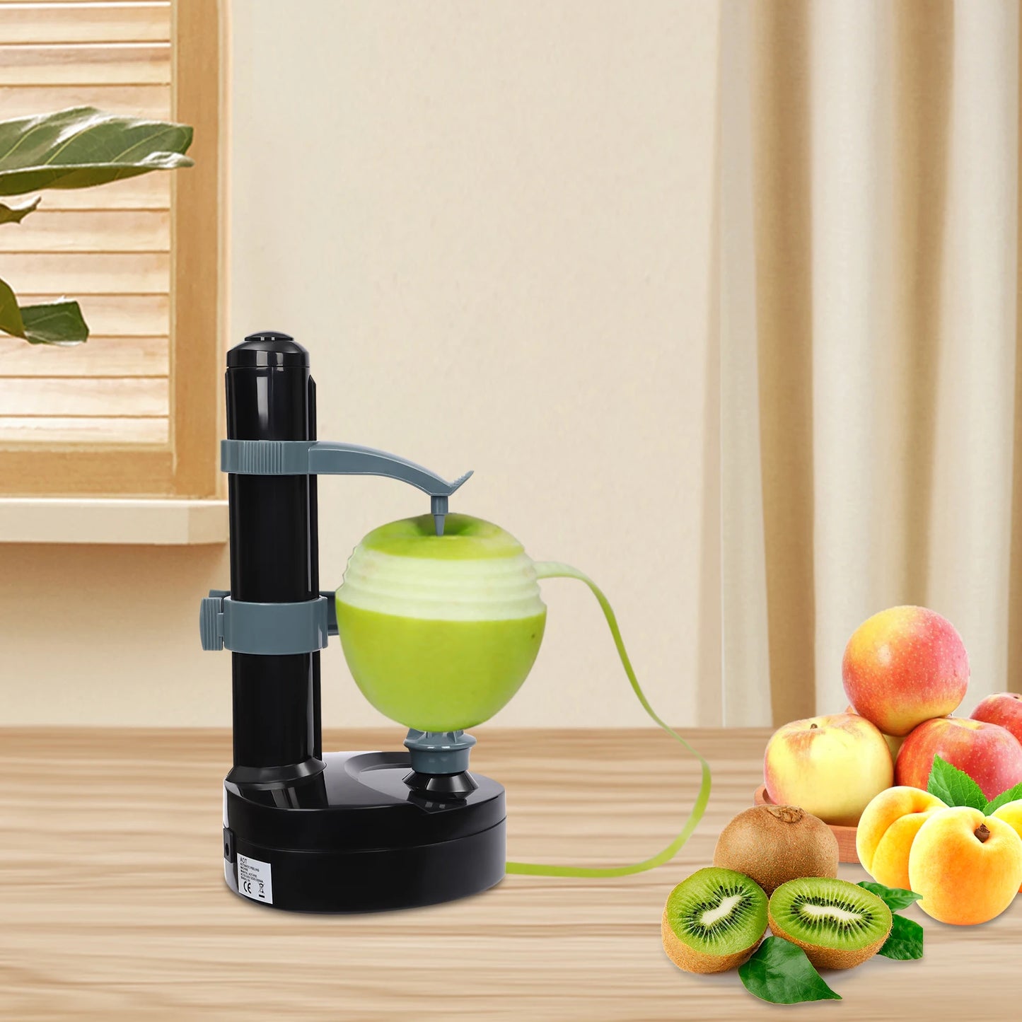 Color Electric Vegetable Peeler Multi Function Rotating Tool