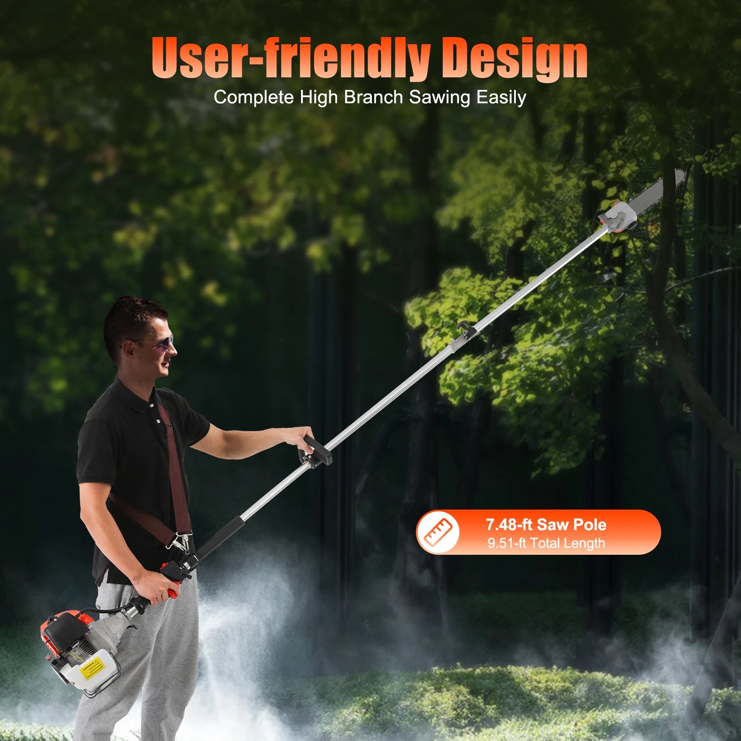 CNCEST Cordless Chainsaw for Agriculture Garden Pruning Saw