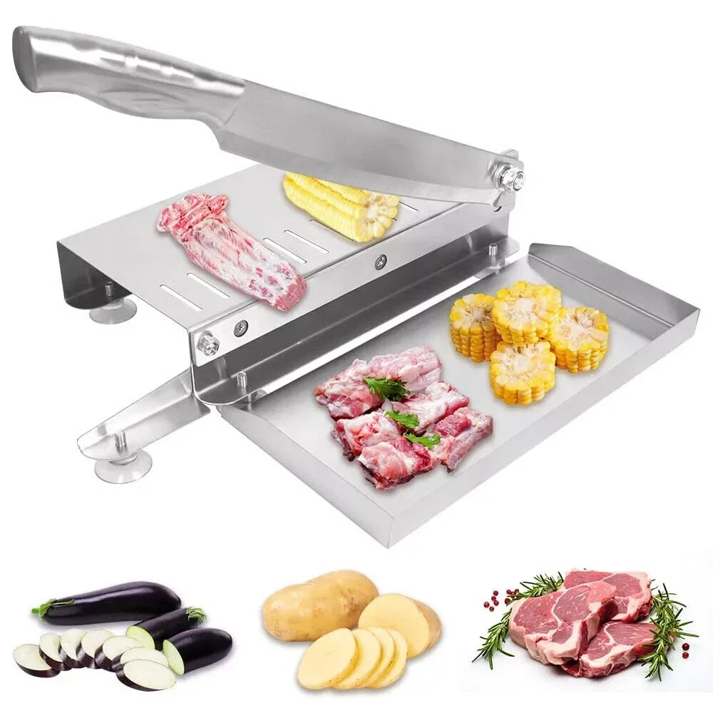 Hign-concerned Manual Meat Slicer Bone Cutter Stainless
