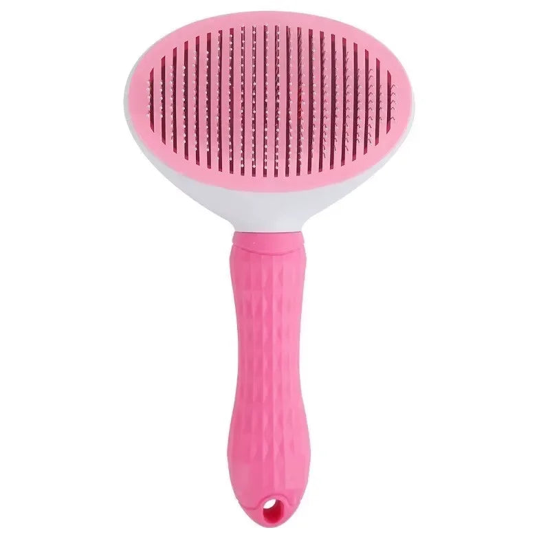 AEHOME Self Cleaning Deshedding Pet Grooming Brush For Dogs Cats