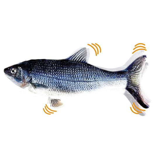 VKTECH Cat Toy Fish Interactive Electric Floppy USB Charger Realistic
