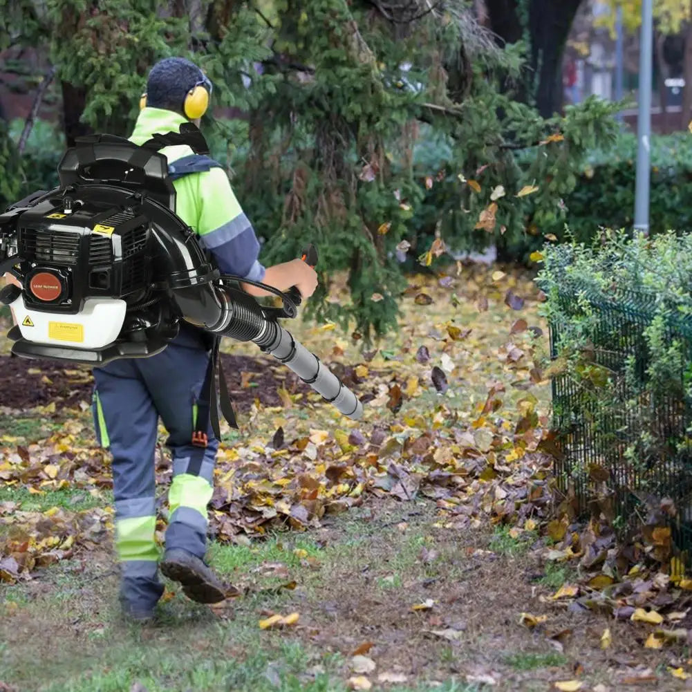 Gas Powered Backpack Leaf Blower 550 CFM 2 Stroke 1.7HP