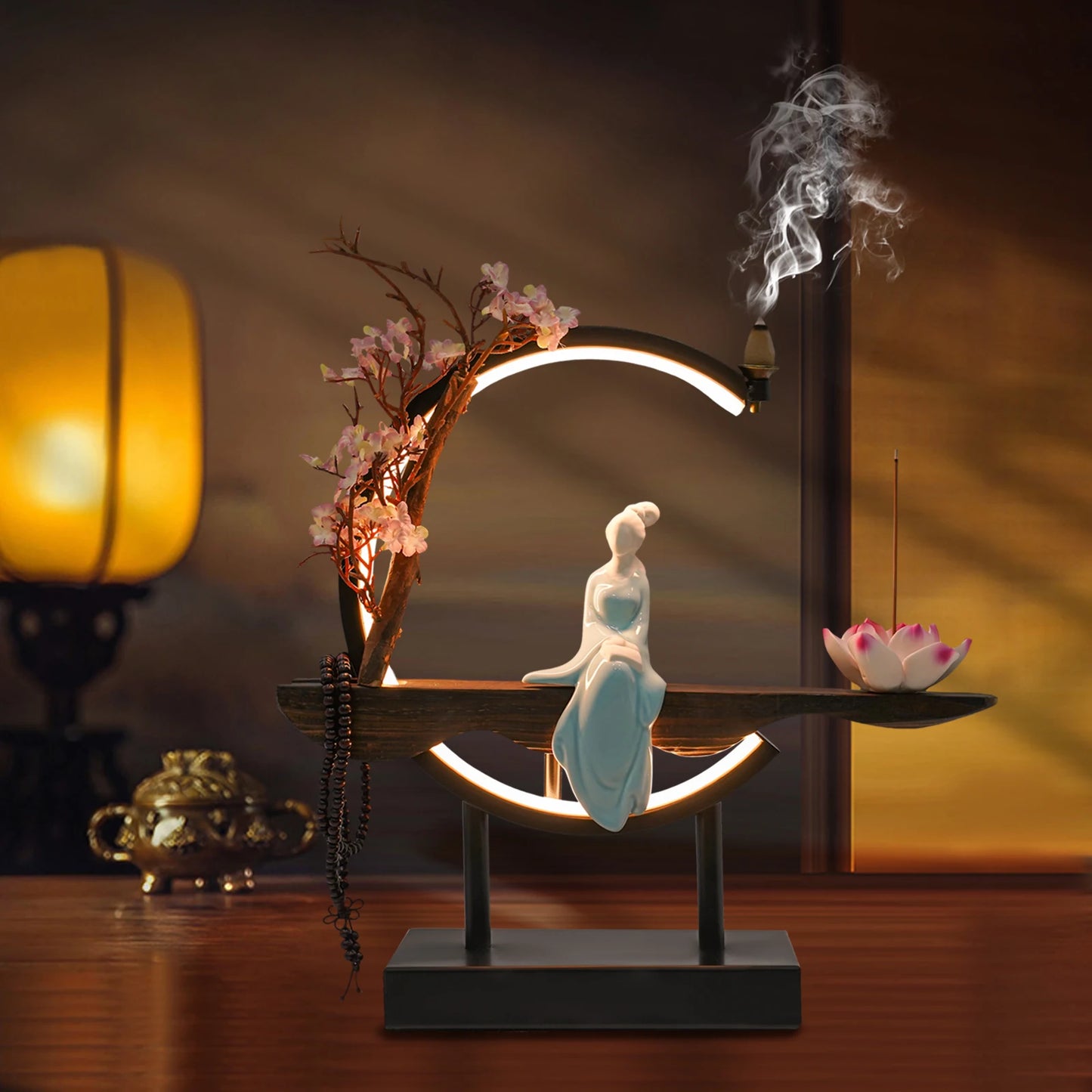 Bymaocar Zen Incense Burner Set For Living Rooms Decor