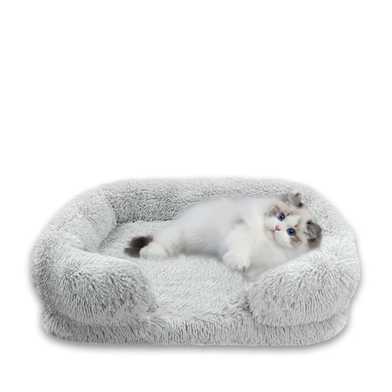 Orthopedic Thickened Dog Bed With Removable Plush Cover