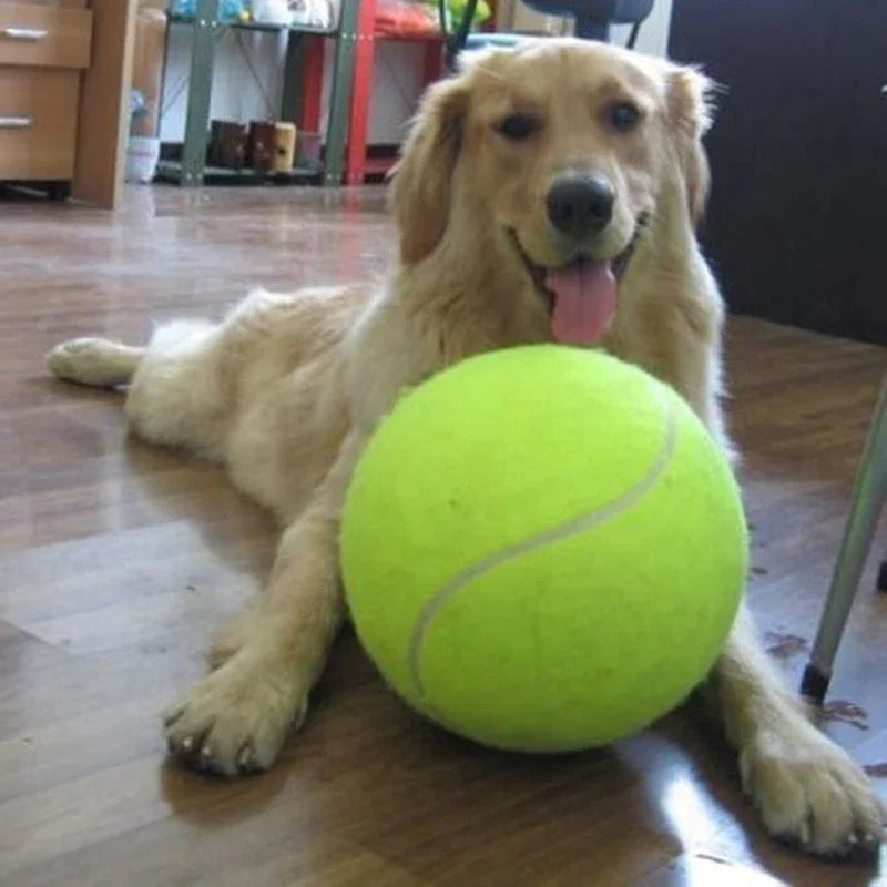 Shunmaii Giant Tennis Ball Dog Chew Toy Inflatable Outdoor Toy