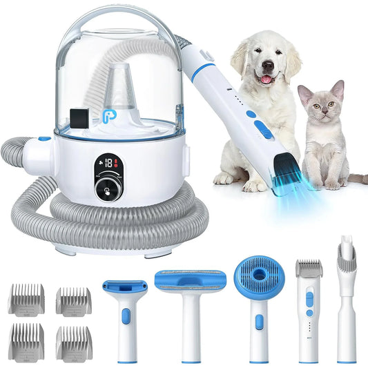 DishyKooker Quiet Pet Grooming Kit With Vacuum Suction