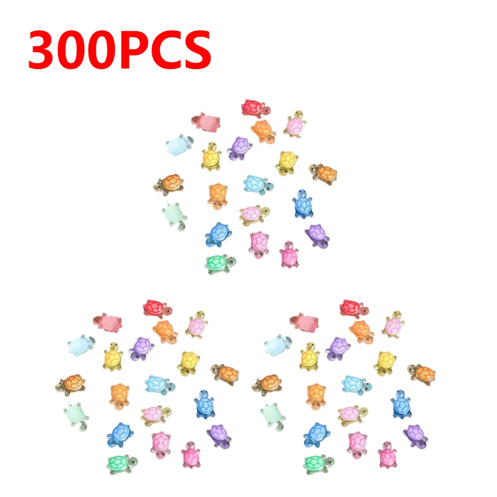 APWIKOGER Night Glow Turtle Miniatures Resin Figurines