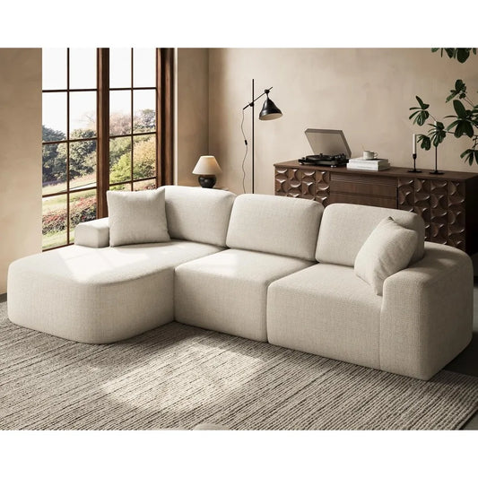 ZHUOTING Modular Sectional Sofa With Chaise Convertible L Shaped