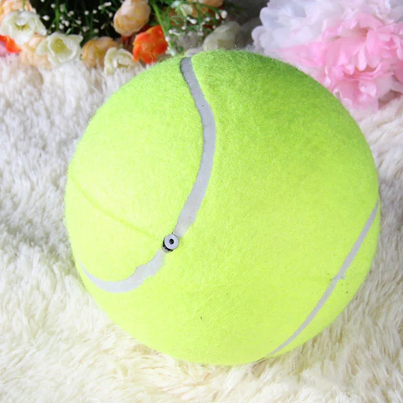 Shunmaii Giant Tennis Ball Dog Chew Toy Inflatable Outdoor Toy
