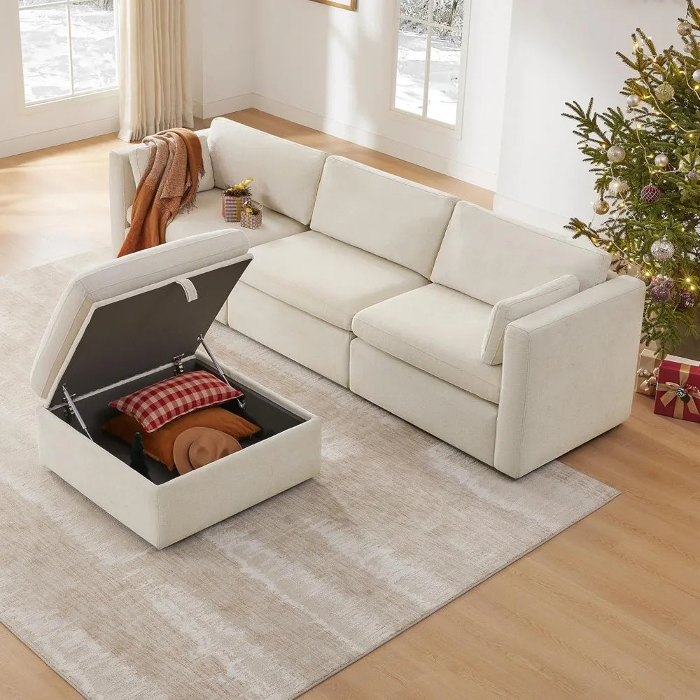 DAFIFY Exquisitely Luxurious Premium Modular L Shaped SectionalSofa FSCCertified TimelessLivingSpace