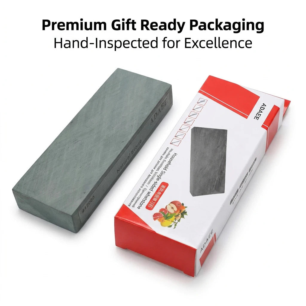 ADAEE 12000 Grit Natural Slate Whetstone Sharpening Stone For Knives