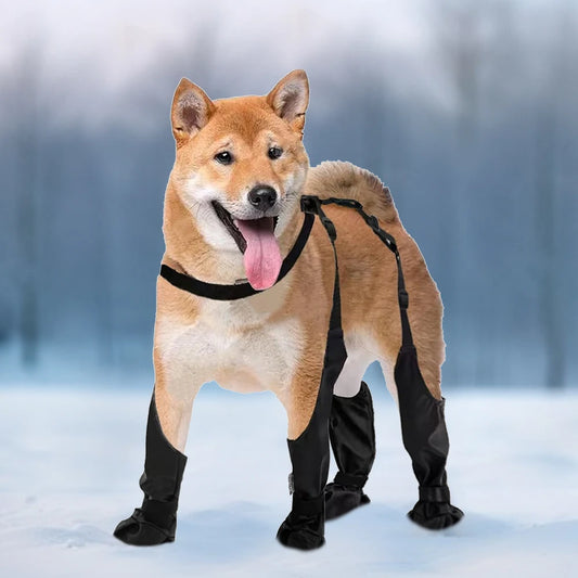 NONECN Waterproof Dog Boot Leggings for Outdoor Walking