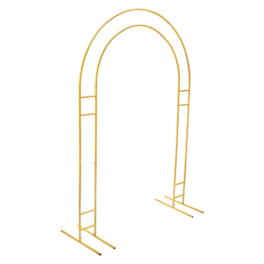 NONECN Metal Wedding Arch With Base Stand For Outdoor Weddings