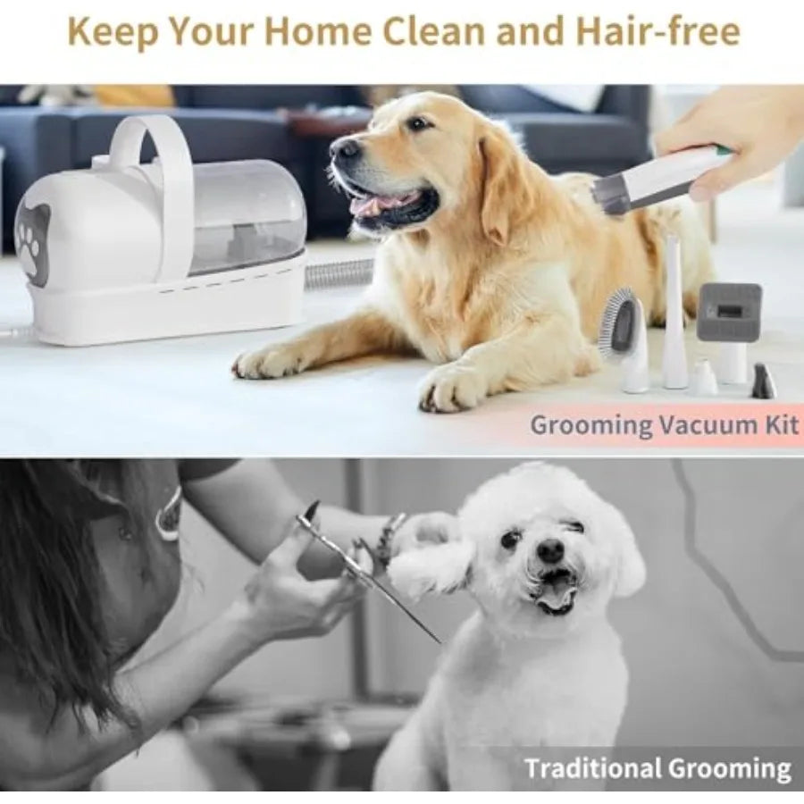 Dog Grooming Kit With 6-In-1 Tools For Dogs Cats Set