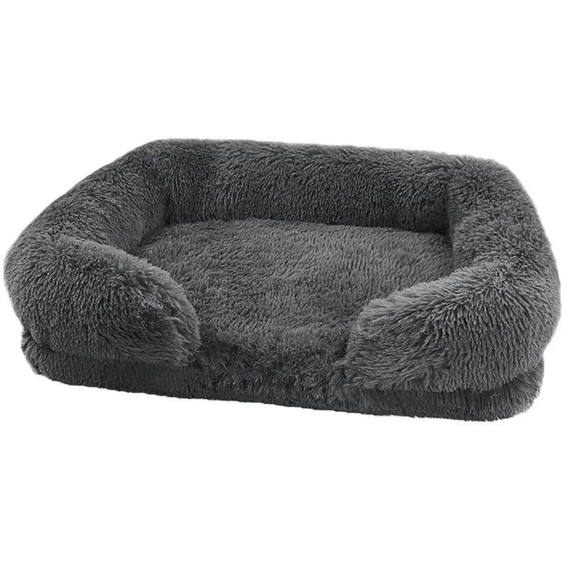 Orthopedic Thickened Dog Bed With Removable Plush Cover