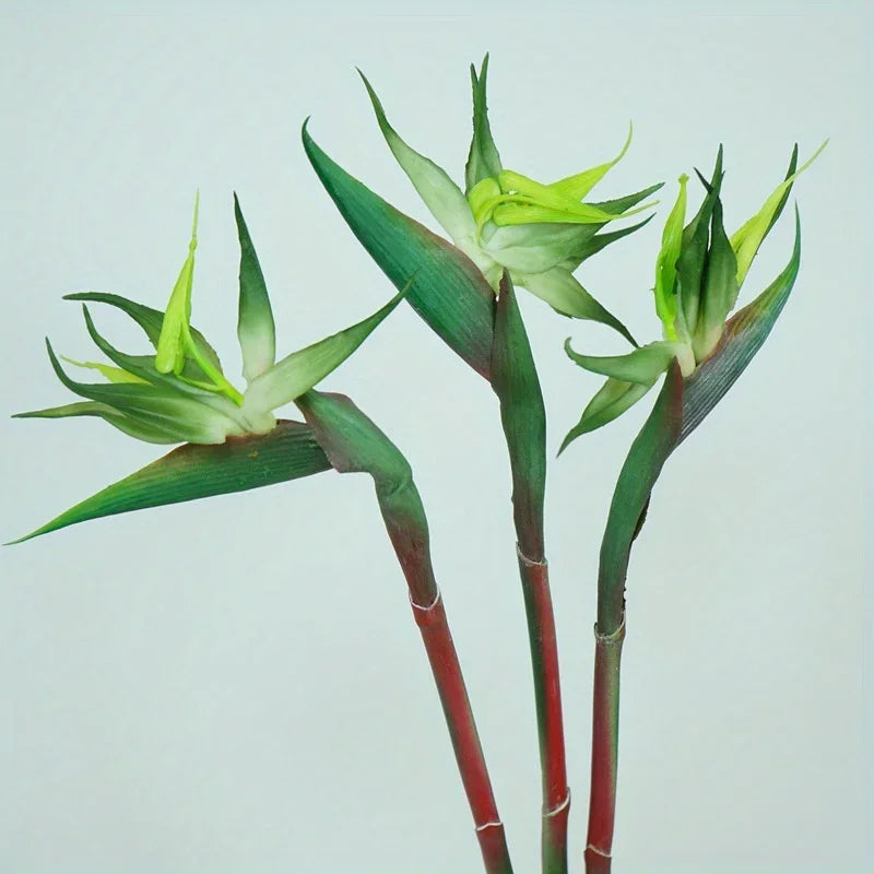 Artificial Bird Of Paradise Flowers 3 Pack For Home Party Decor