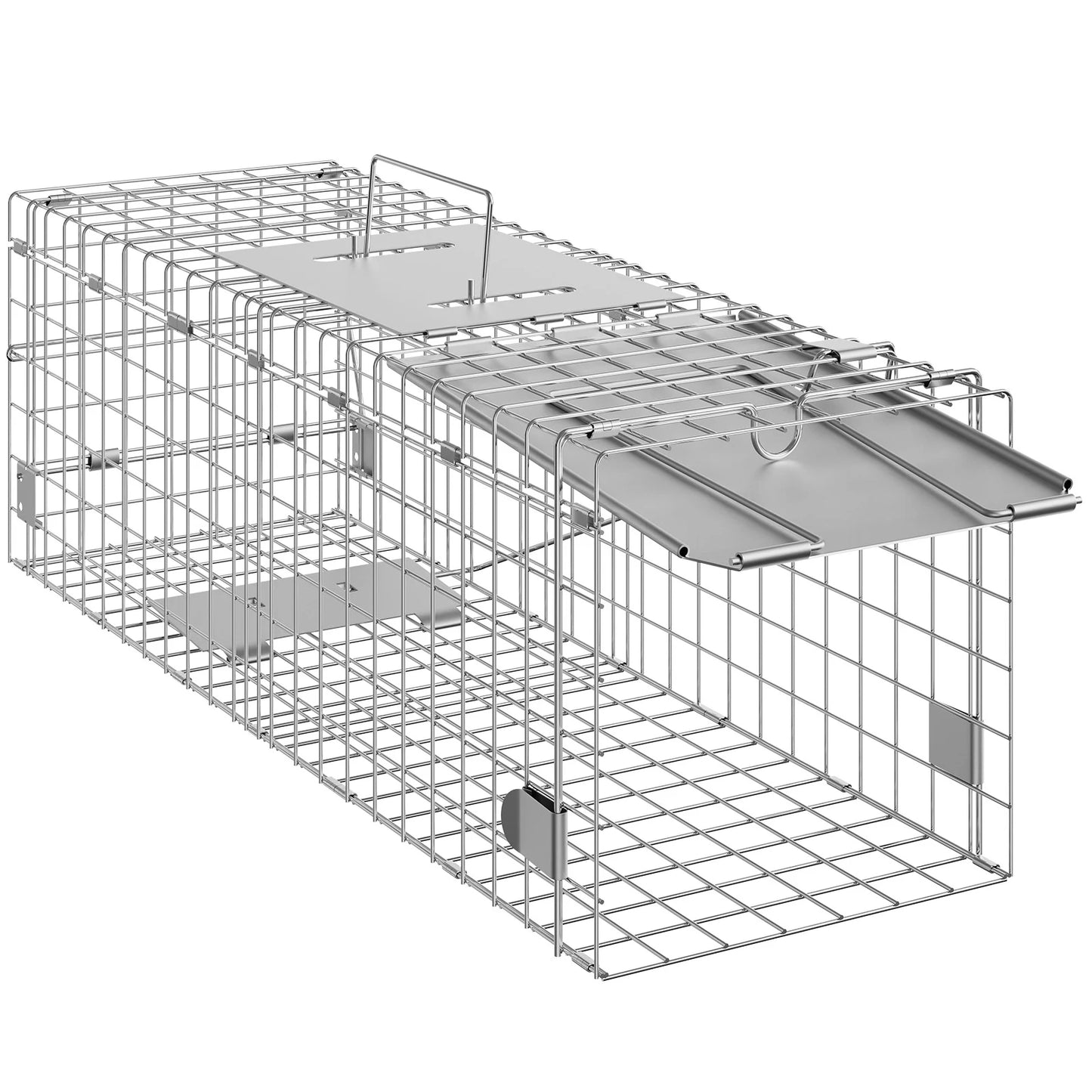 SucceBuy Live Animal Cage Trap Humane Rodent Catcher With Handle