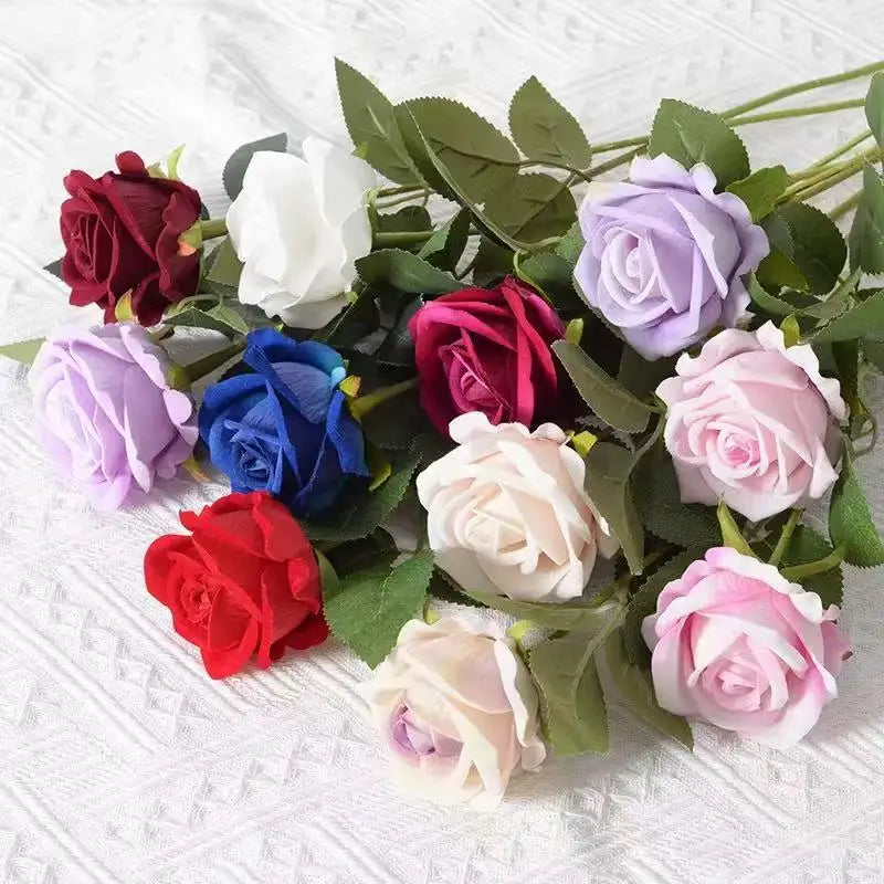 Artificial Rose Bouquet For Wedding And Home Table Centerpiece