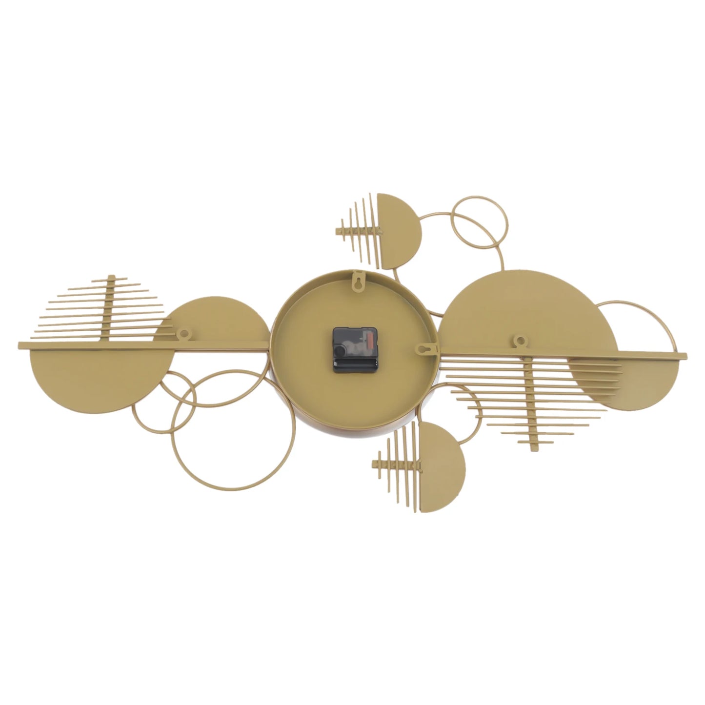 Minimalist Modern Iron Wall Clock Silent Battery Operated