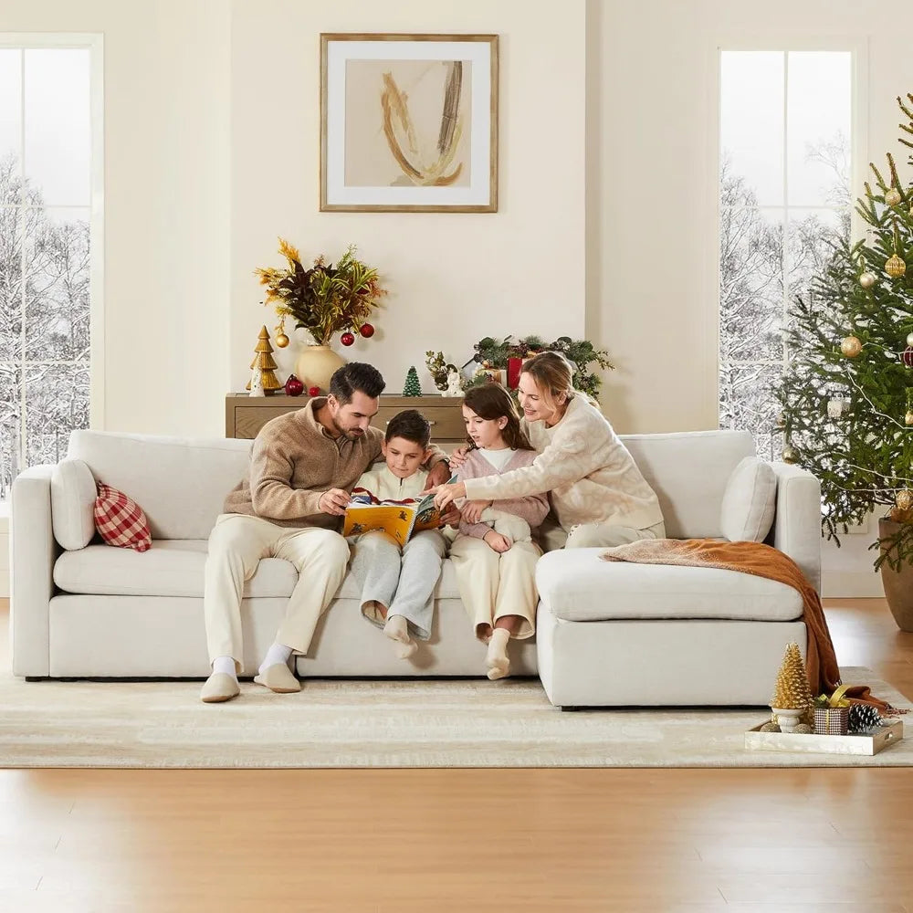 DAFIFY Exquisitely Luxurious Premium Modular L Shaped SectionalSofa FSCCertified TimelessLivingSpace