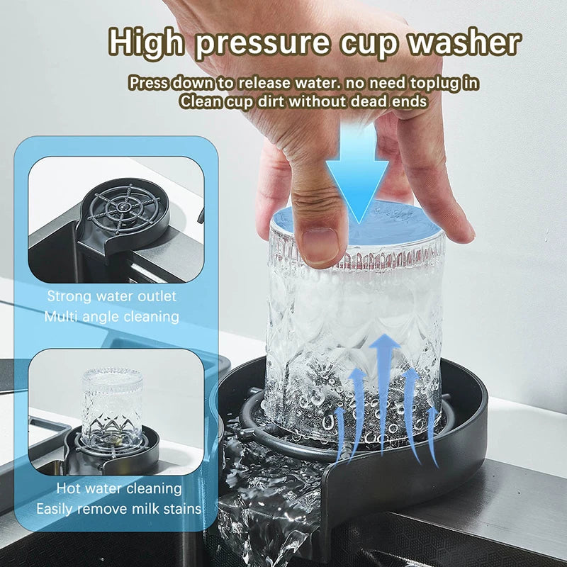Rozin Stainless Steel Kitchen Sink With Faucet Soap Dispenser