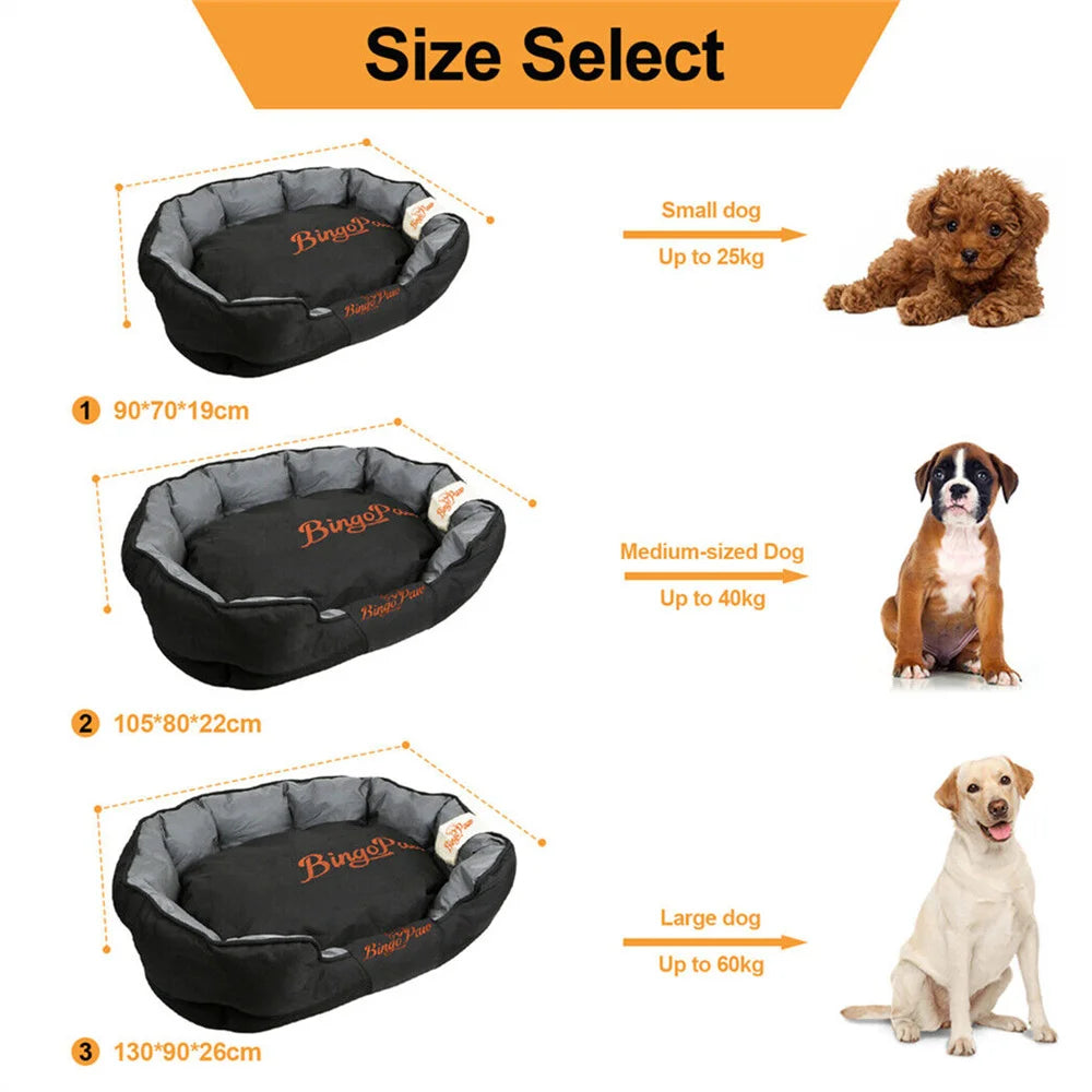 BORWARTCN Waterproof Orthopedic Sofa Dog Bed For Pets
