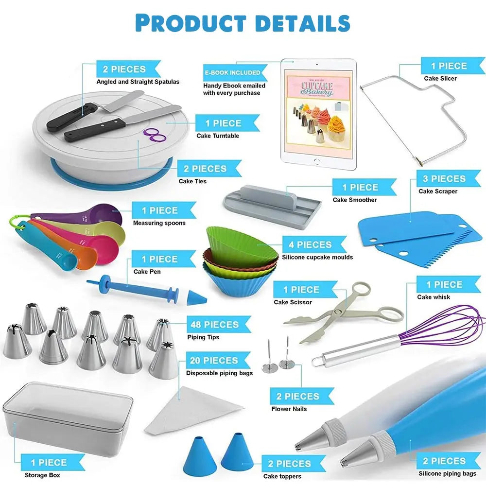 Feature Cake Decoration Set Russian Pipe Tip Baking Kit