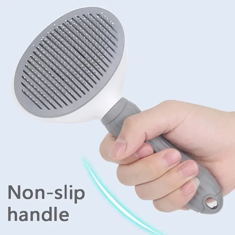 AEHOME Self Cleaning Deshedding Pet Grooming Brush For Dogs Cats