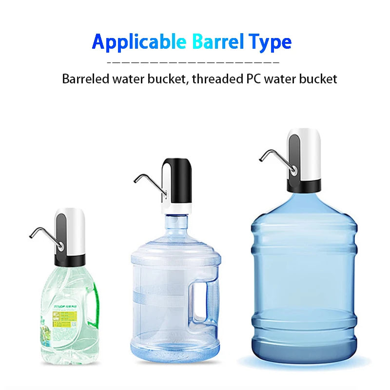 BALASHOV Water Bottle Pump Charging Automatic Electric Dispenser