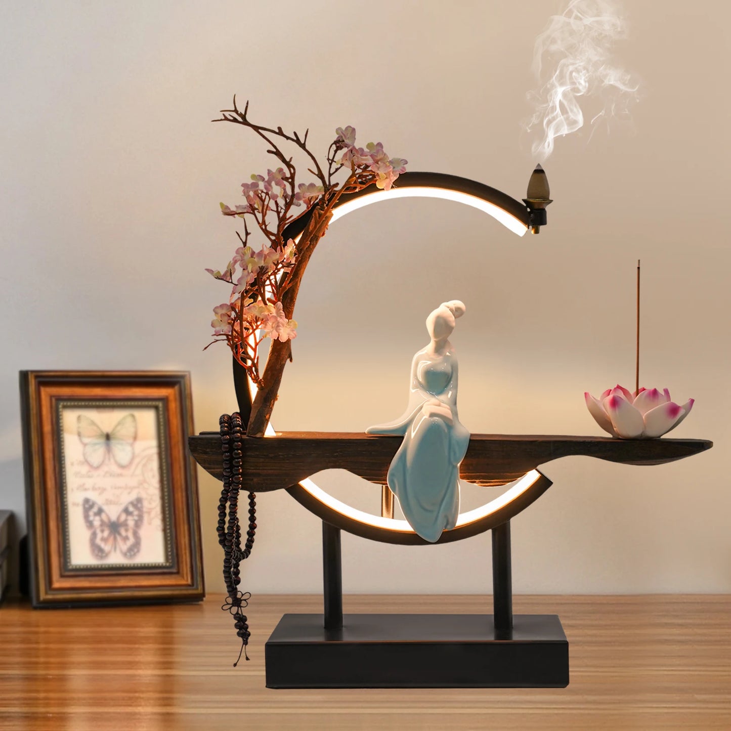 Bymaocar Zen Incense Burner Set For Living Rooms Decor
