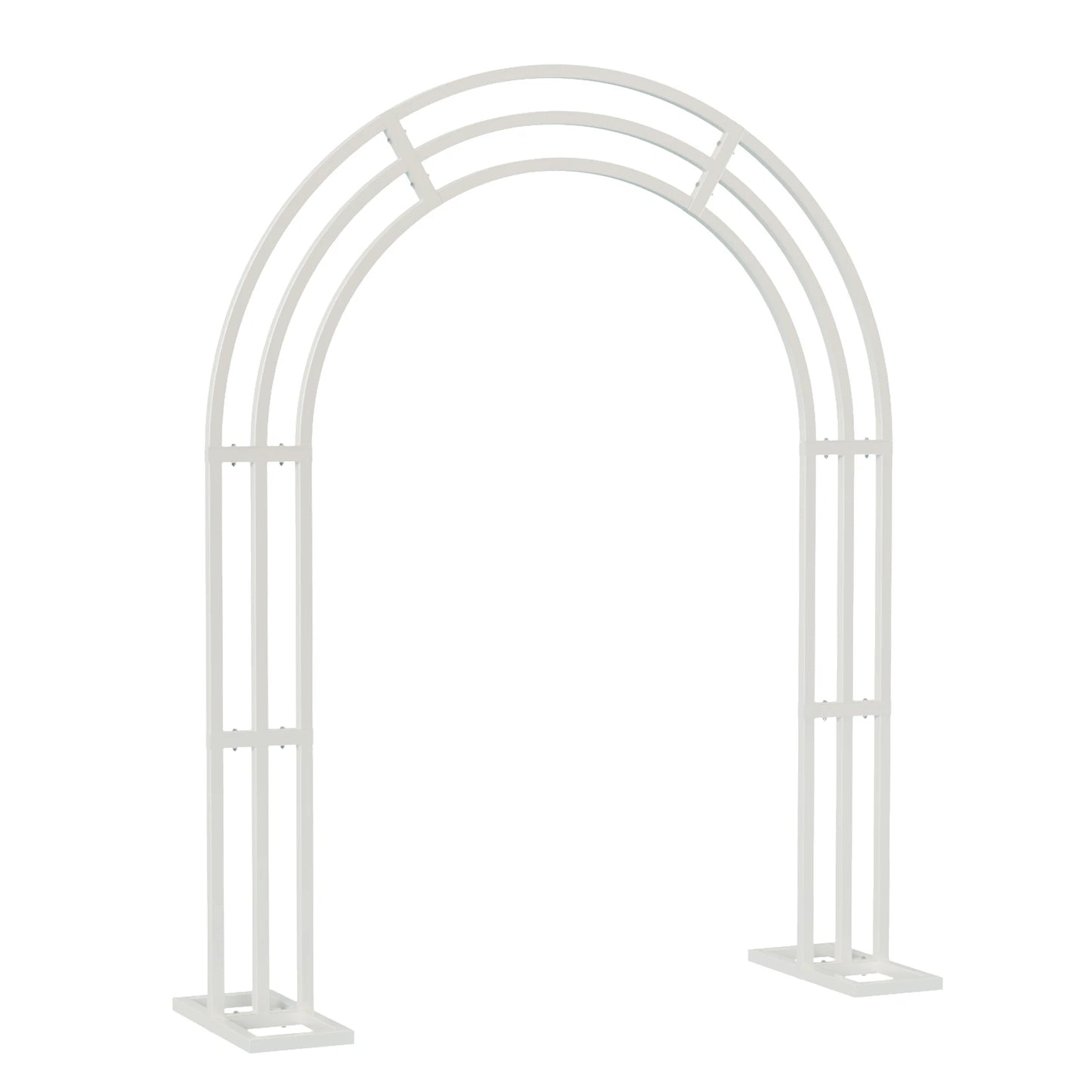 Wedding Arch Stand With Balloon Backdrop 3 Layer Metal Frame