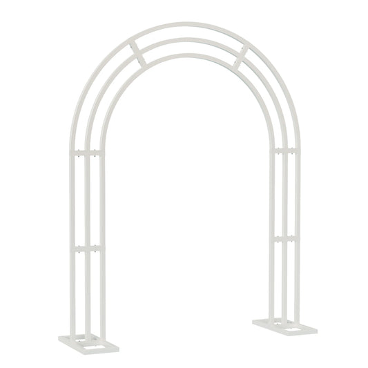 Wedding Arch Stand With Balloon Backdrop 3 Layer Metal Frame