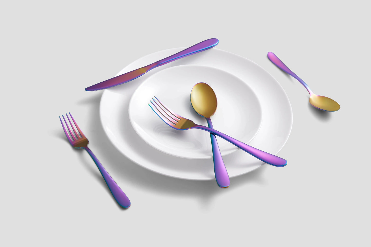 Hign-Concerned Satin 20 Piece Stainless Steel Cutlery Set 4