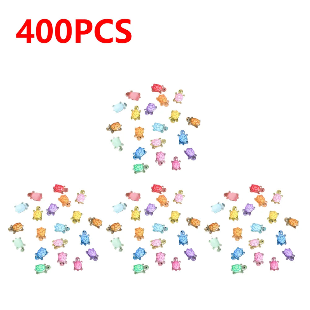 APWIKOGER Night Glow Turtle Miniatures Resin Figurines