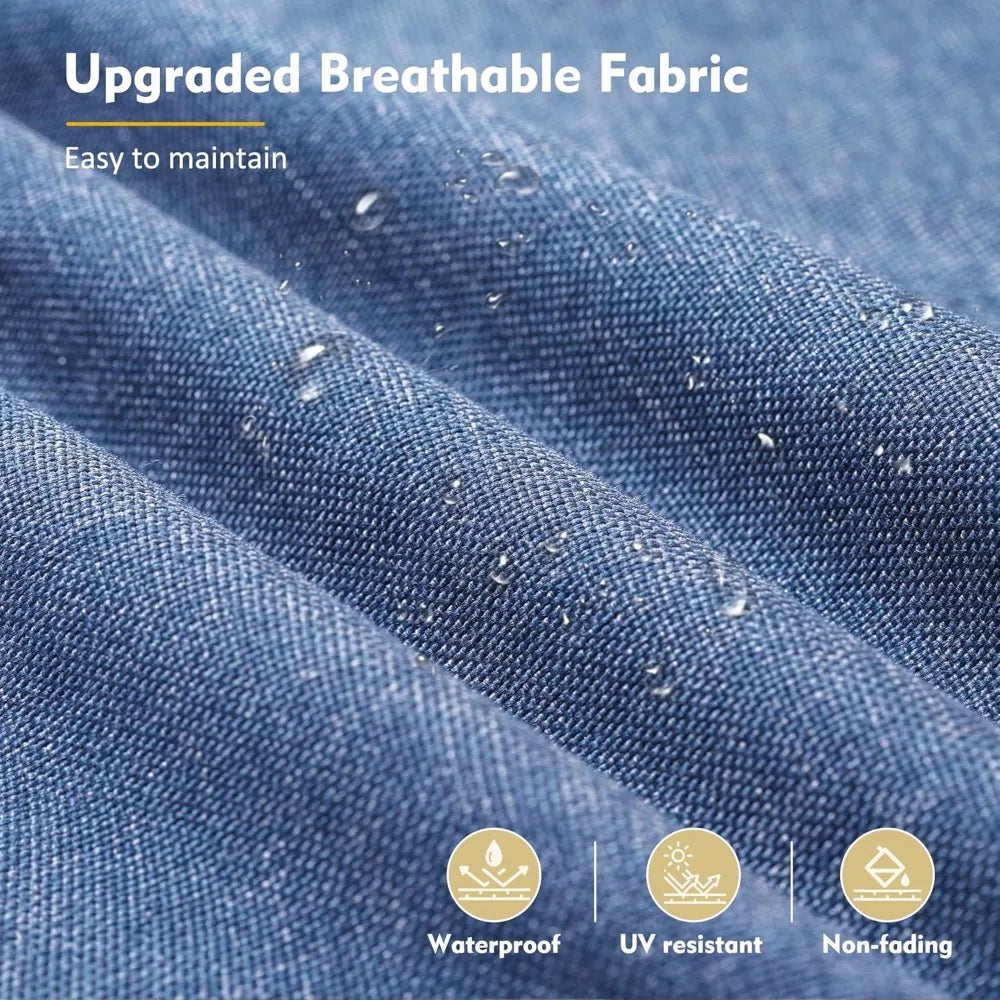 Angduo Outdoor Wicker Sectional Furniture Set All Weather