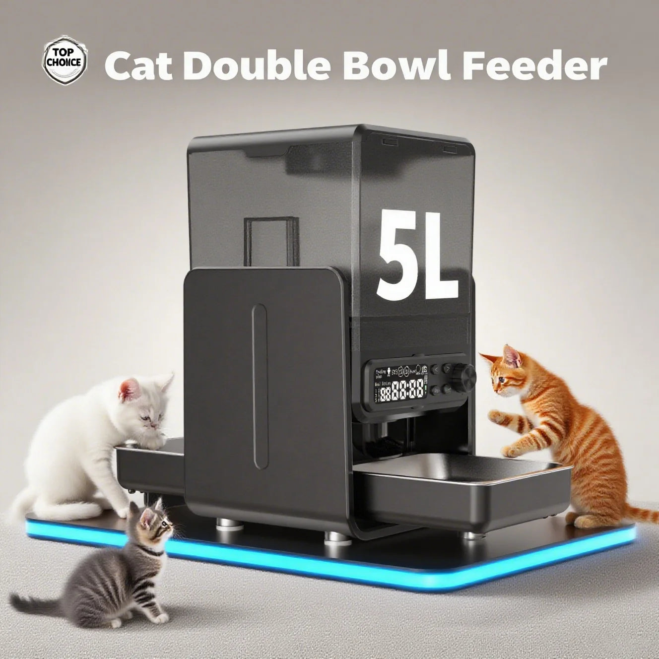 Cityflee SmartPet Feeder Automatic Timed Portions Slow Food Function DispenserProPlus