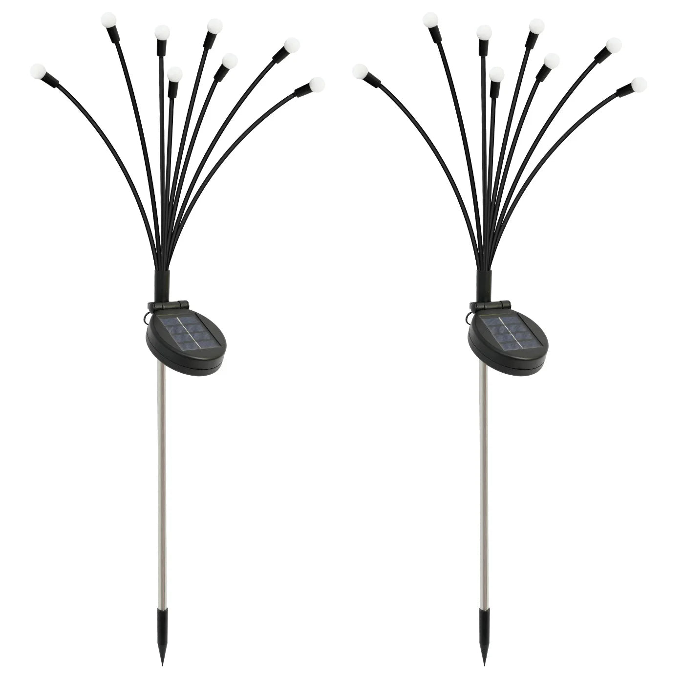 8 Head Solar Firefly Lights LED Outdoor Waterproof Garden Pathway