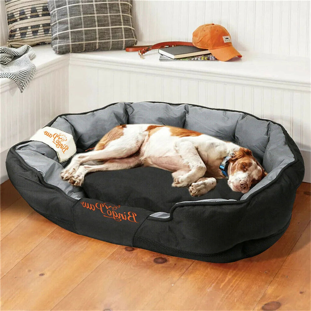 BORWARTCN Waterproof Orthopedic Sofa Dog Bed For Pets