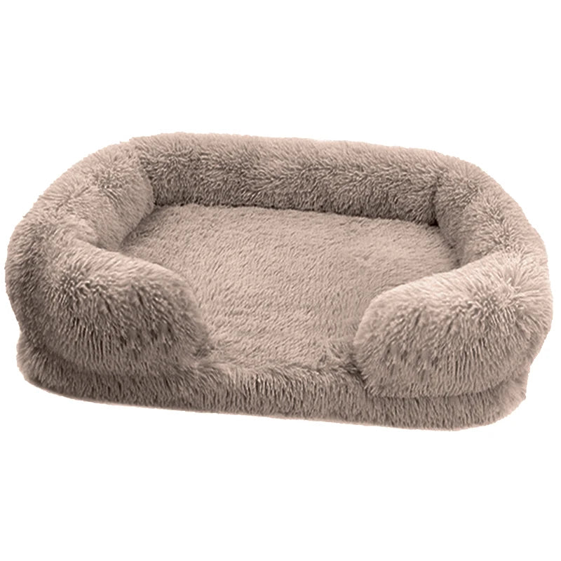 Orthopedic Thickened Dog Bed With Removable Plush Cover