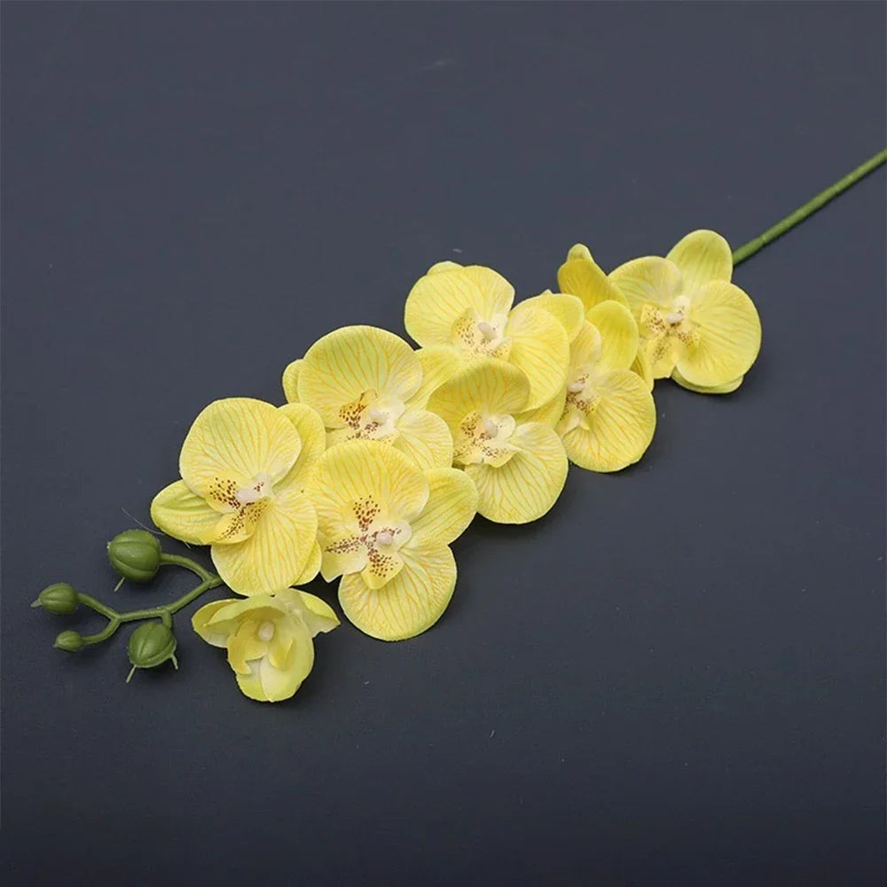 Artificial Phalaenopsis Orchid Branches Real Touch for Arrangements Wedding