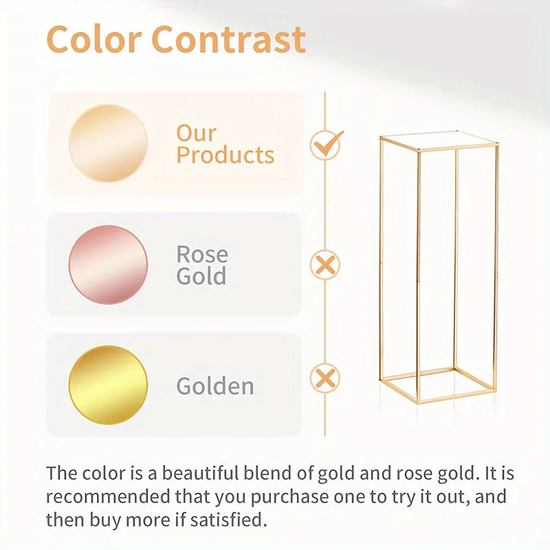 Function Metal Vase Table Decor For Home Events Weddings